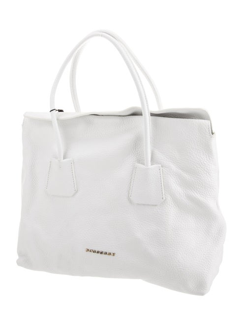 Burberry Leather Top Handle Bag
