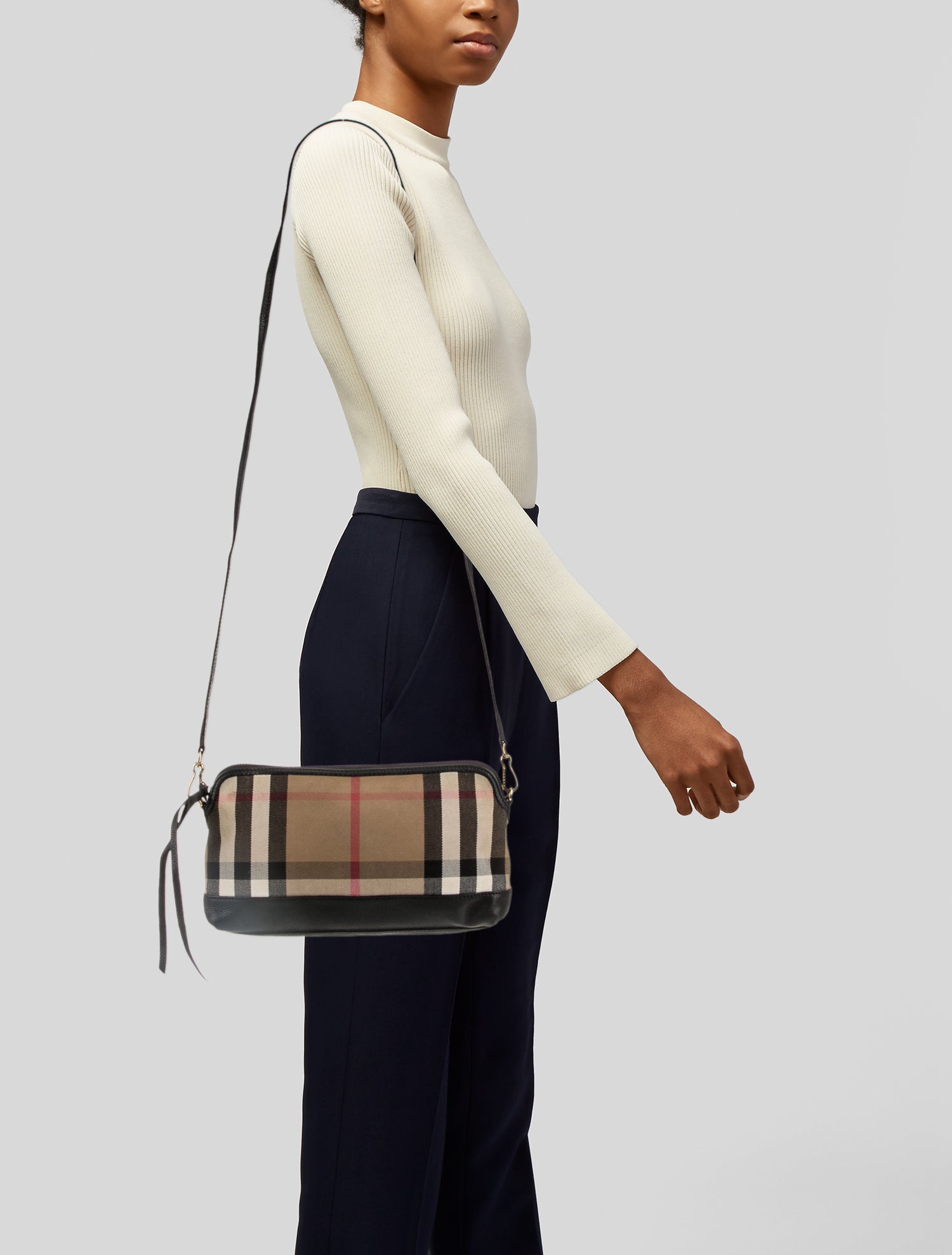 Burberry Canvas Crossbody Bag