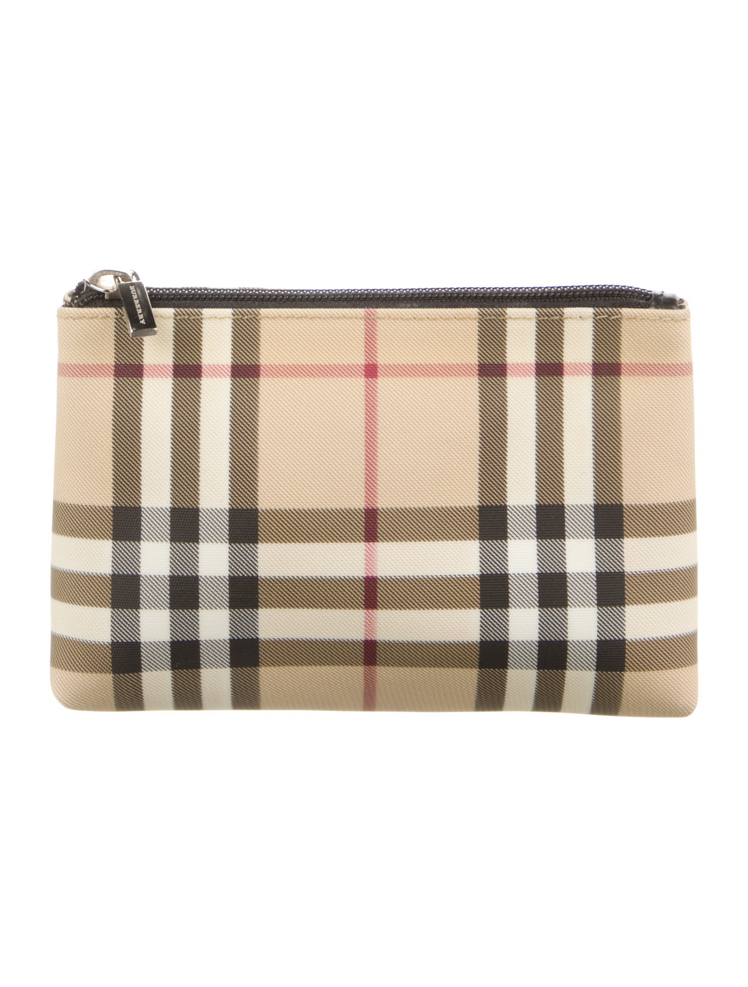 Burberry Check Print Cosmetic Bag