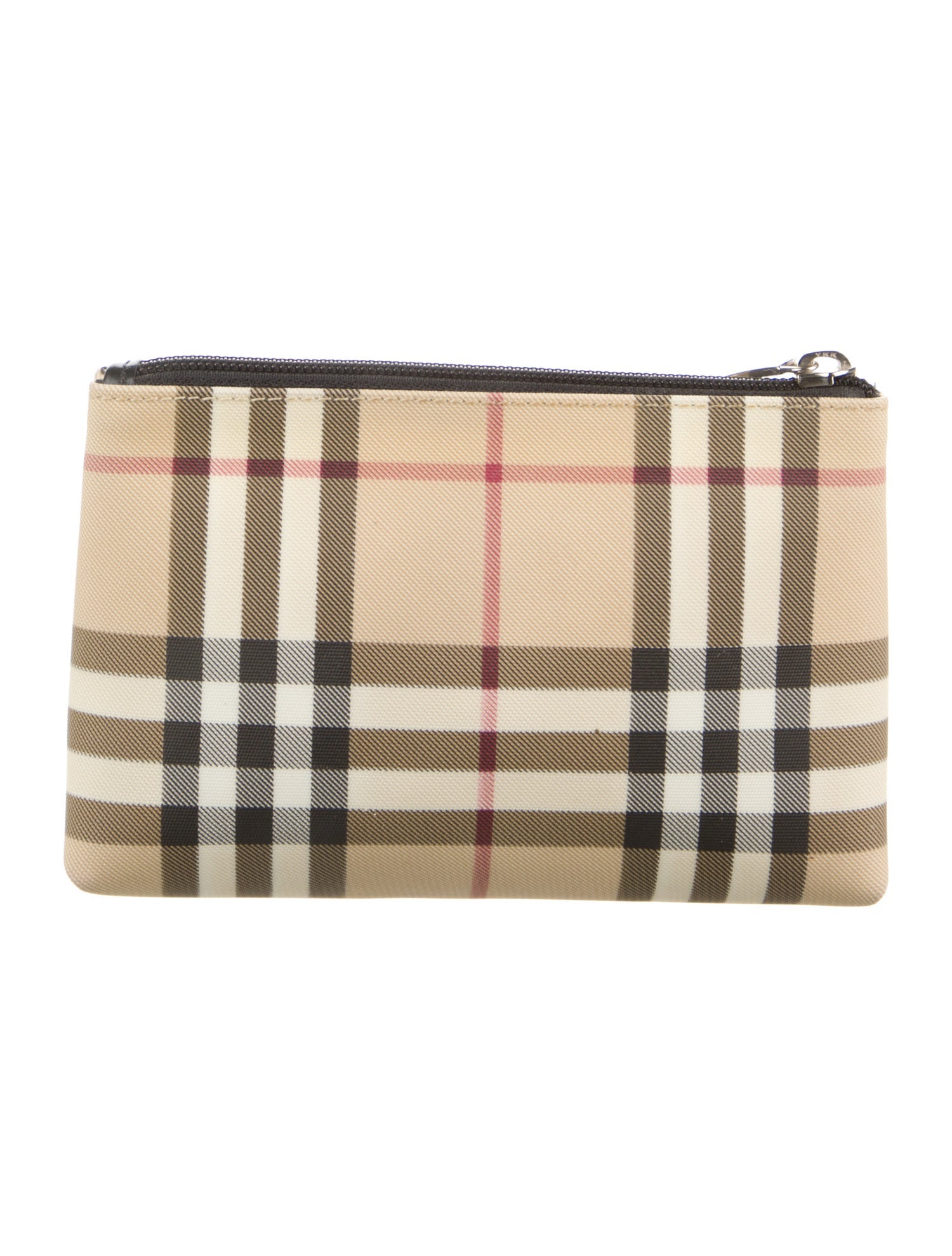 Burberry Check Print Cosmetic Bag