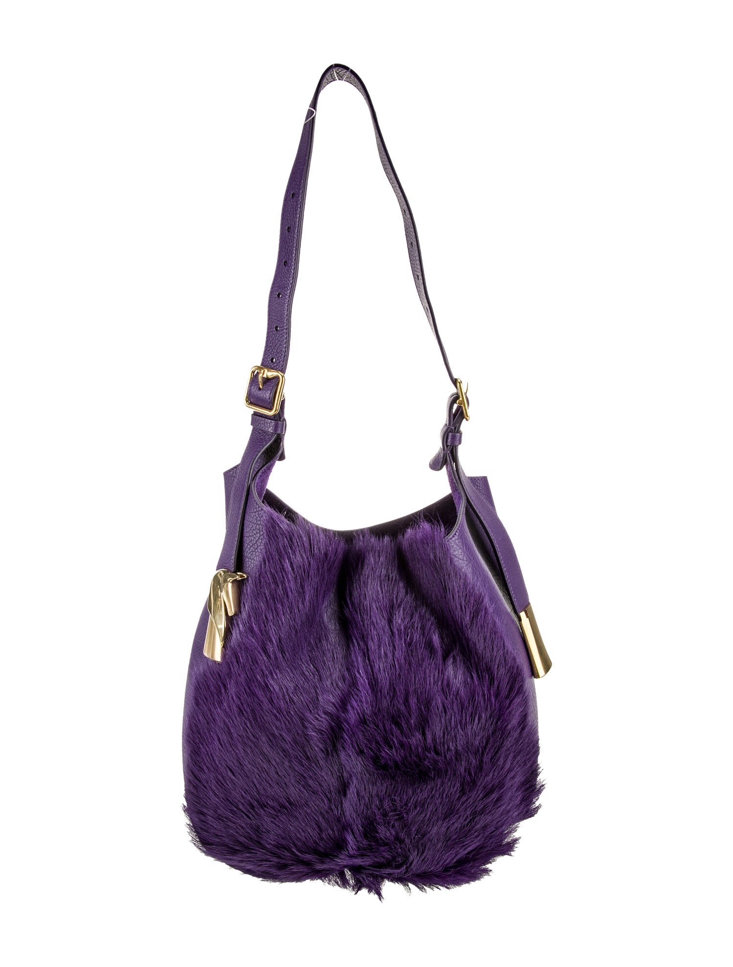 Burberry Leather Bucket Bag