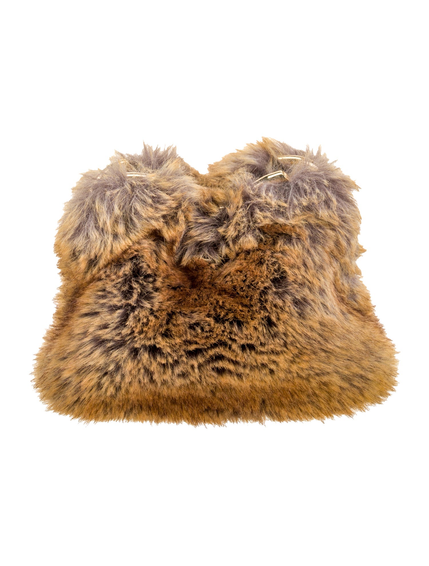 Burberry Faux Fur Pouch