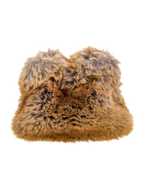 Burberry Faux Fur Pouch