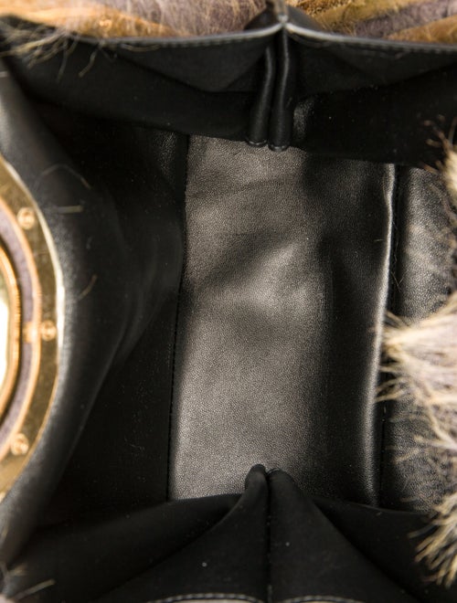 Burberry Faux Fur Pouch