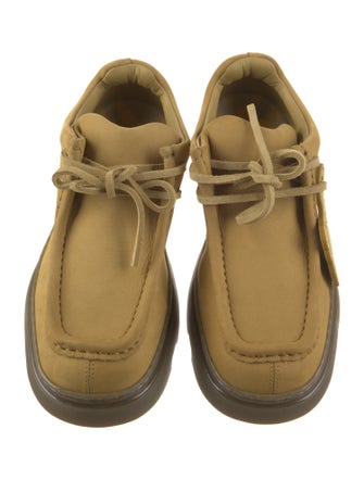 Burberry Leather Lace-Up Boots