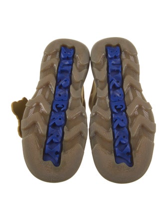 Burberry Leather Lace-Up Boots