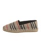 Burberry Canvas Striped Espadrilles