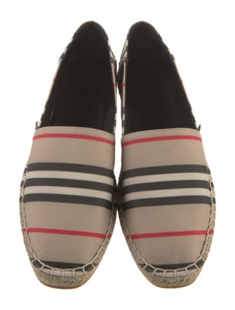 Burberry Canvas Striped Espadrilles
