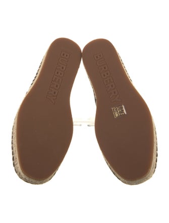 Burberry Canvas Striped Espadrilles