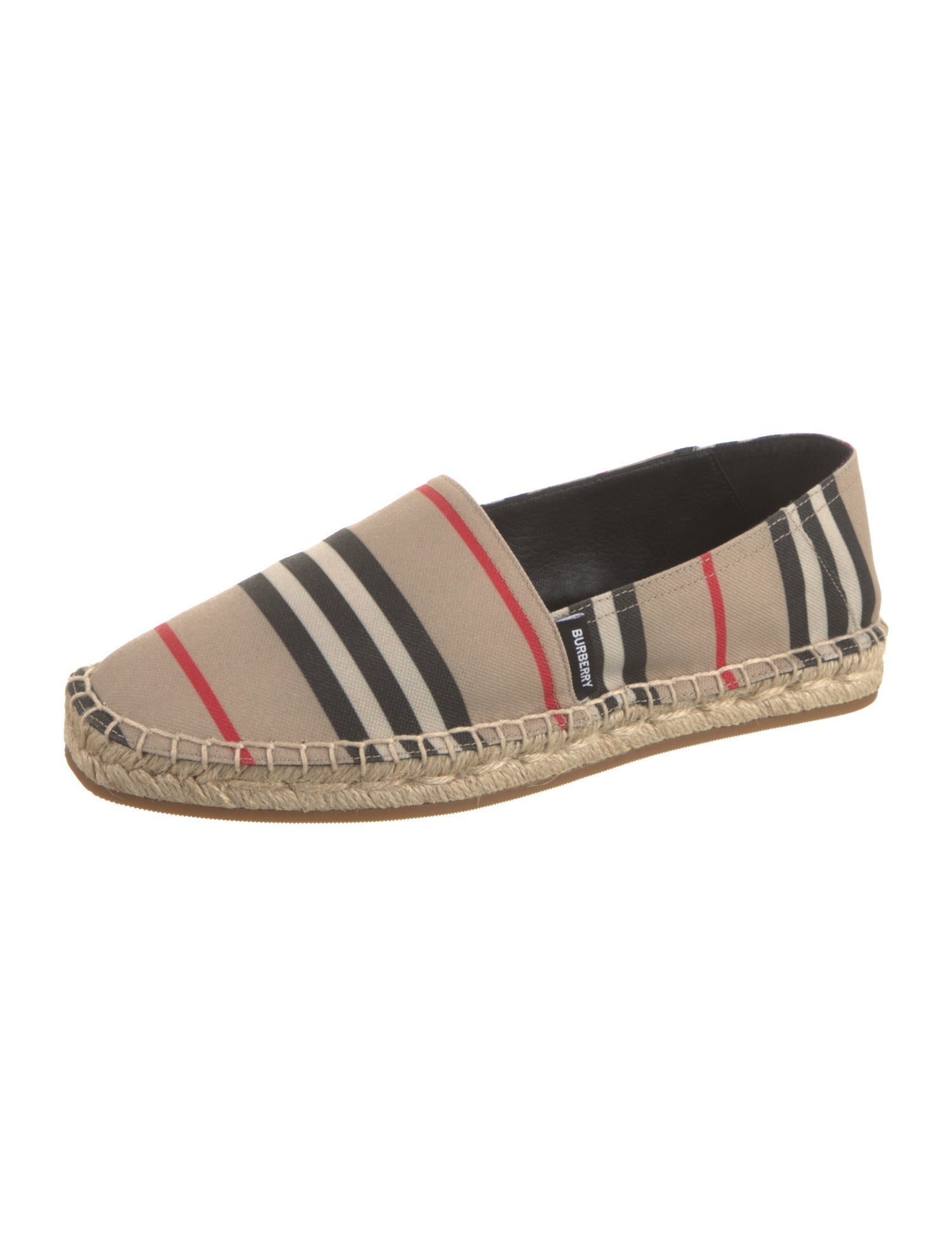 Burberry Canvas Striped Espadrilles
