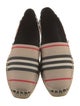 Burberry Canvas Striped Espadrilles
