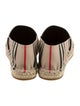 Burberry Canvas Striped Espadrilles