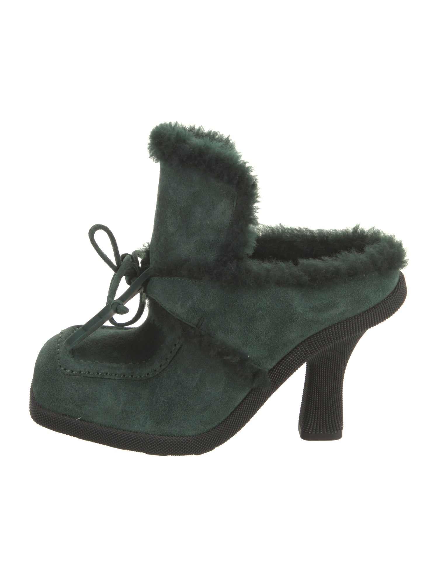 Burberry Suede Mules