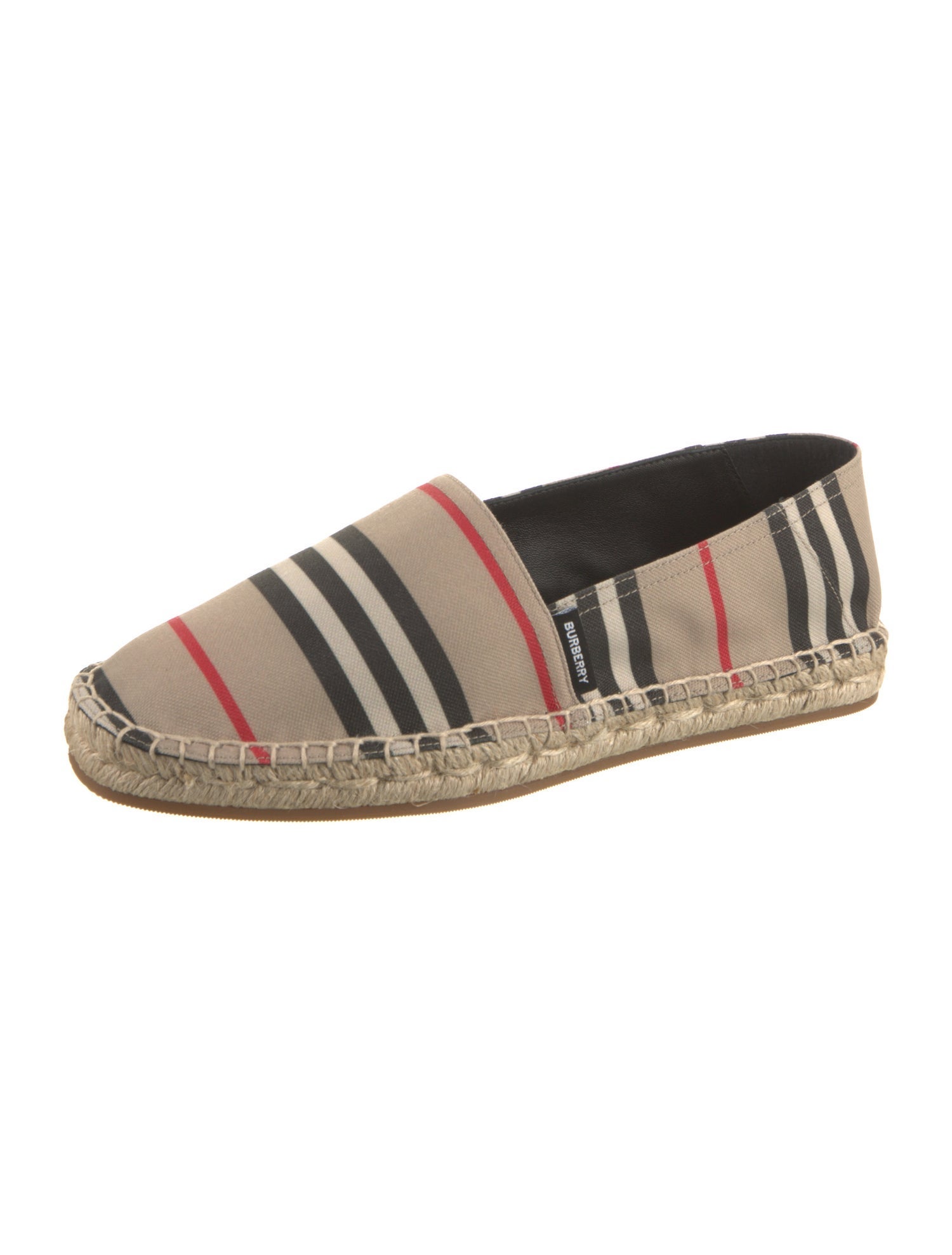 Burberry Canvas Striped Espadrilles