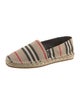 Burberry Canvas Striped Espadrilles