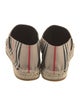 Burberry Canvas Striped Espadrilles