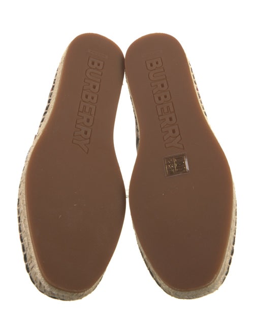 Burberry Canvas Striped Espadrilles