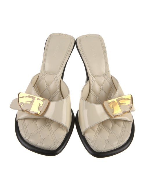Burberry Leather Slides