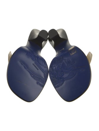 Burberry Leather Slides