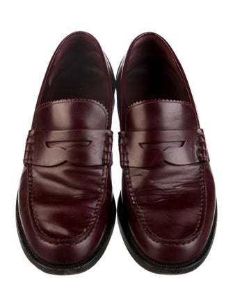 Burberry Leather Dress Loafers