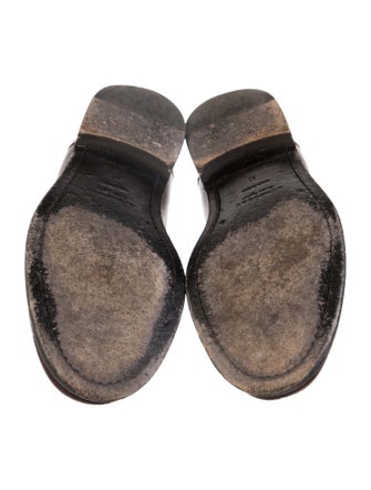 Burberry Leather Dress Loafers