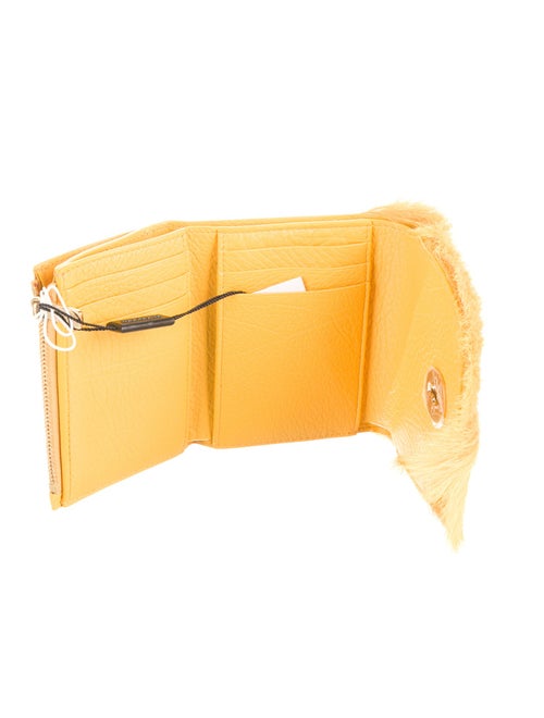 Burberry Calf Hair Compact Wallet