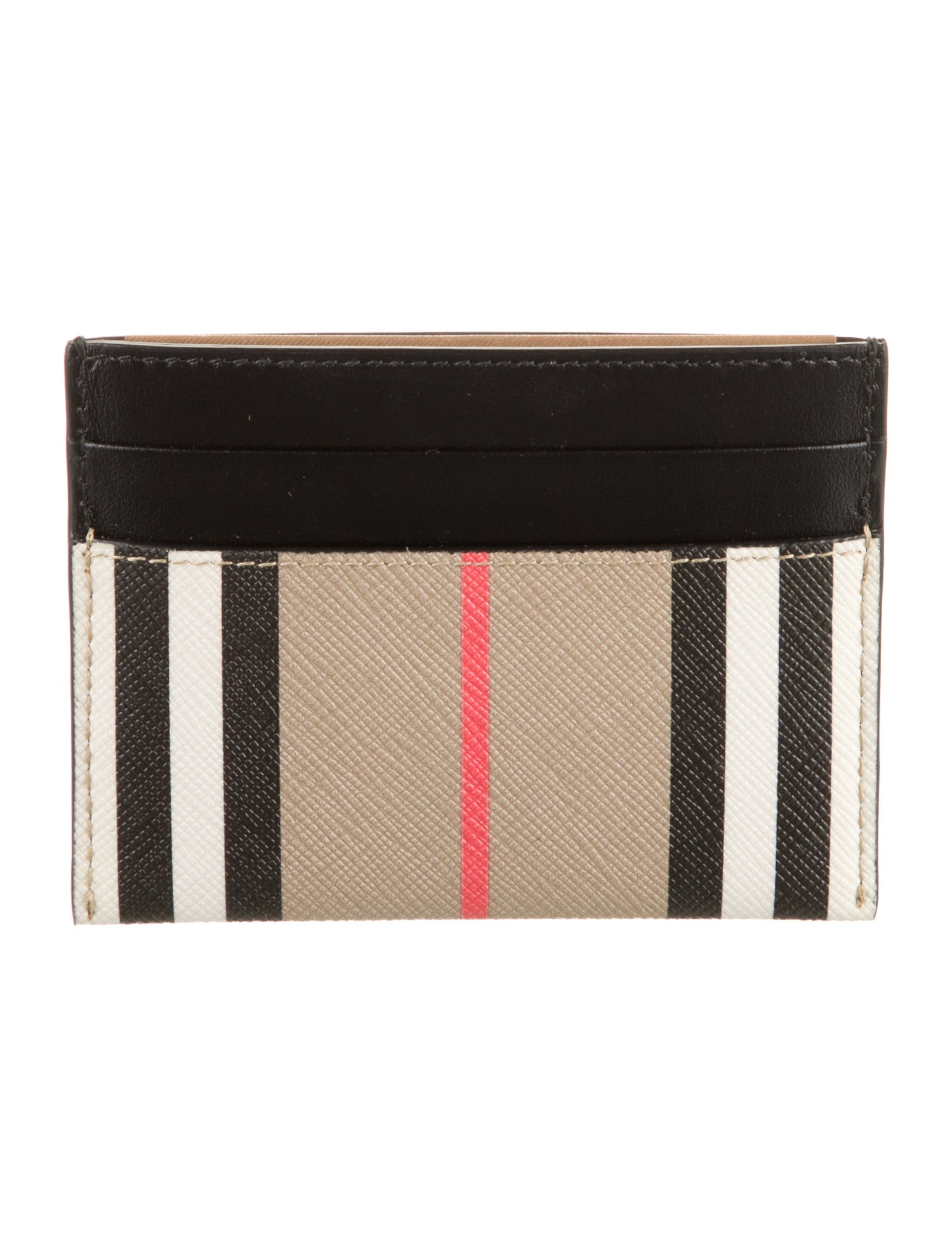 Burberry Leather Printed Card Holder