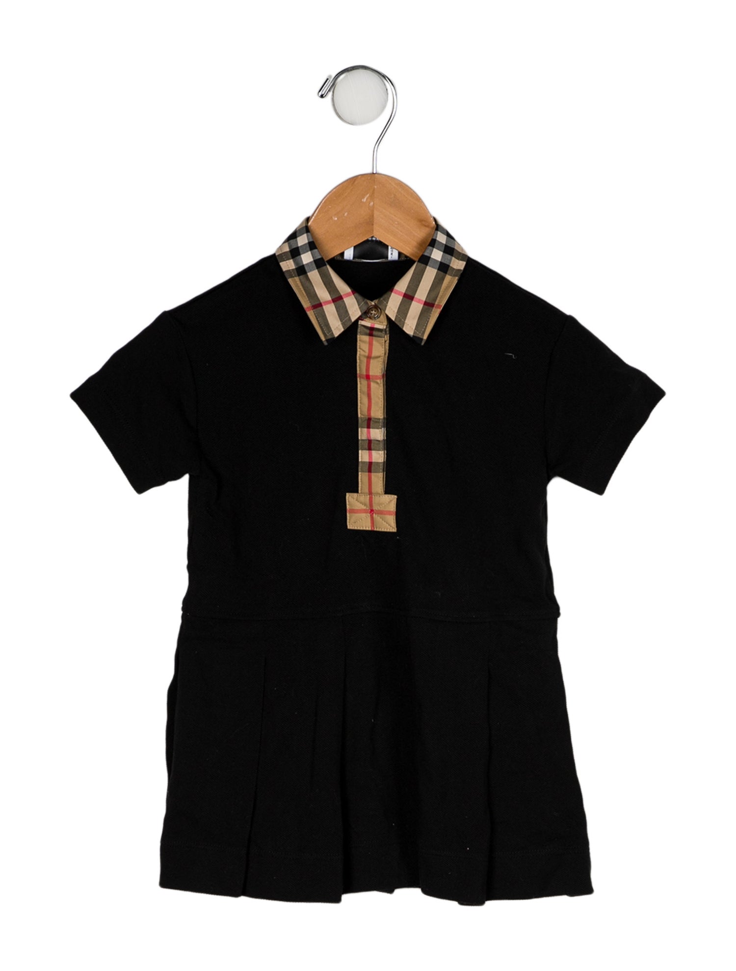 Burberry Infant Boys' Nova Check Printed Short Sleeve Polo Shirt w/Tags