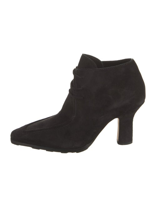 Burberry Suede Lace-Up Boots