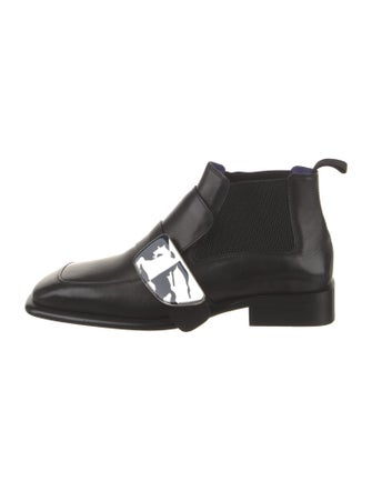 Burberry Leather Chelsea Boots