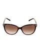 Burberry Nova Check Pattern Cat-Eye Sunglasses