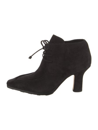 Burberry Suede Lace-Up Boots