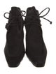 Burberry Suede Lace-Up Boots