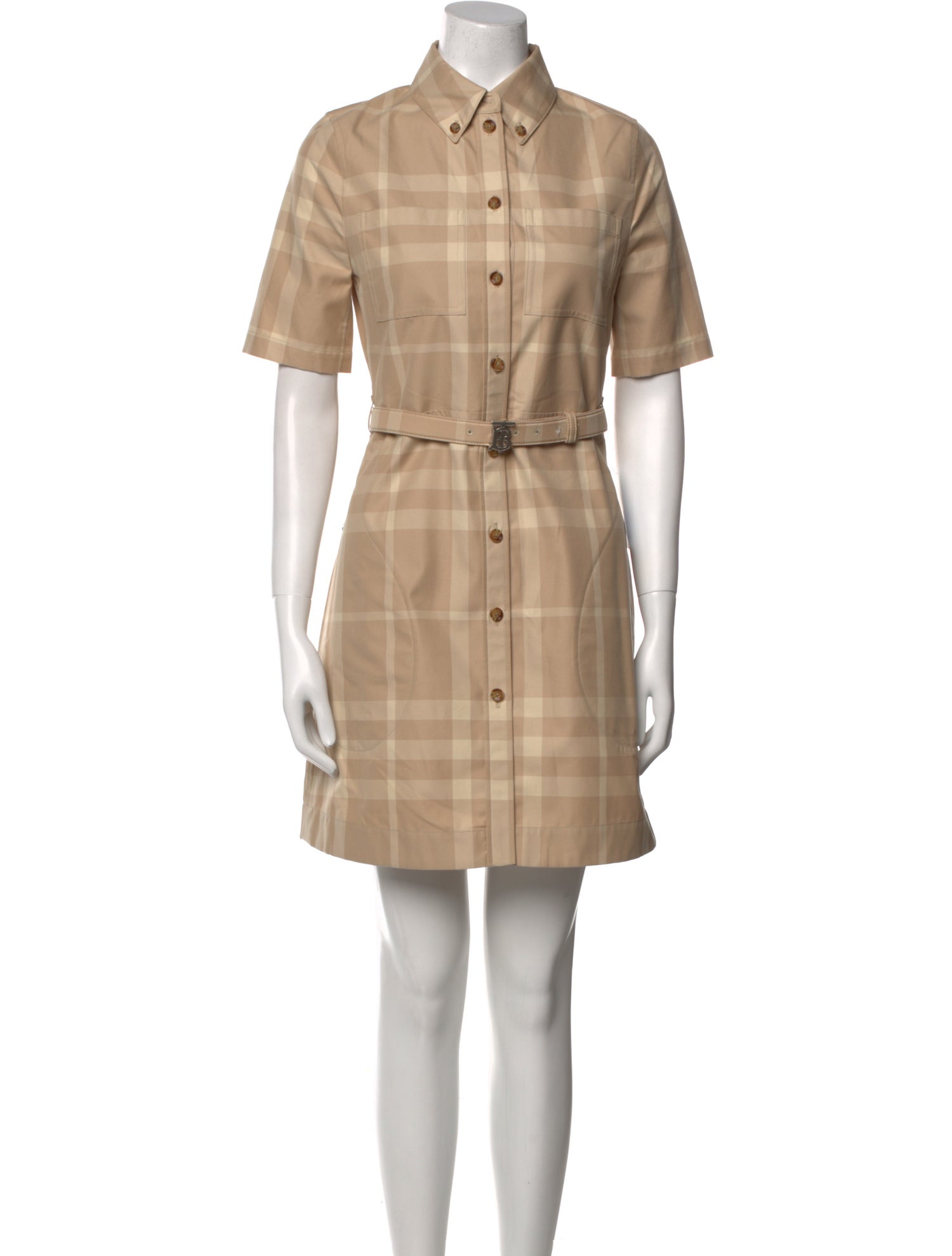 Burberry Plaid Print Mini Dress w/ Tags