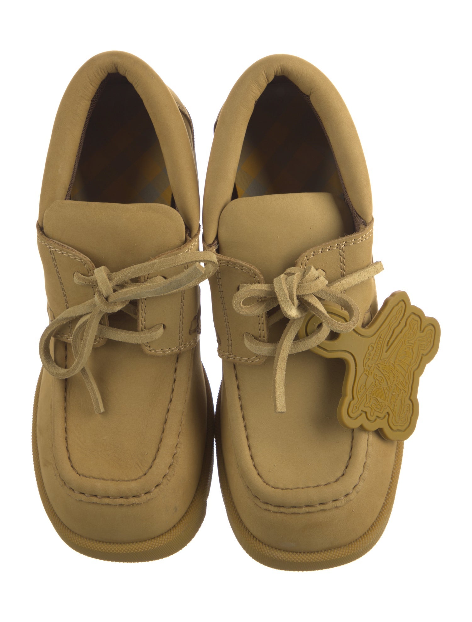 Burberry Leather Lace-Up Boots