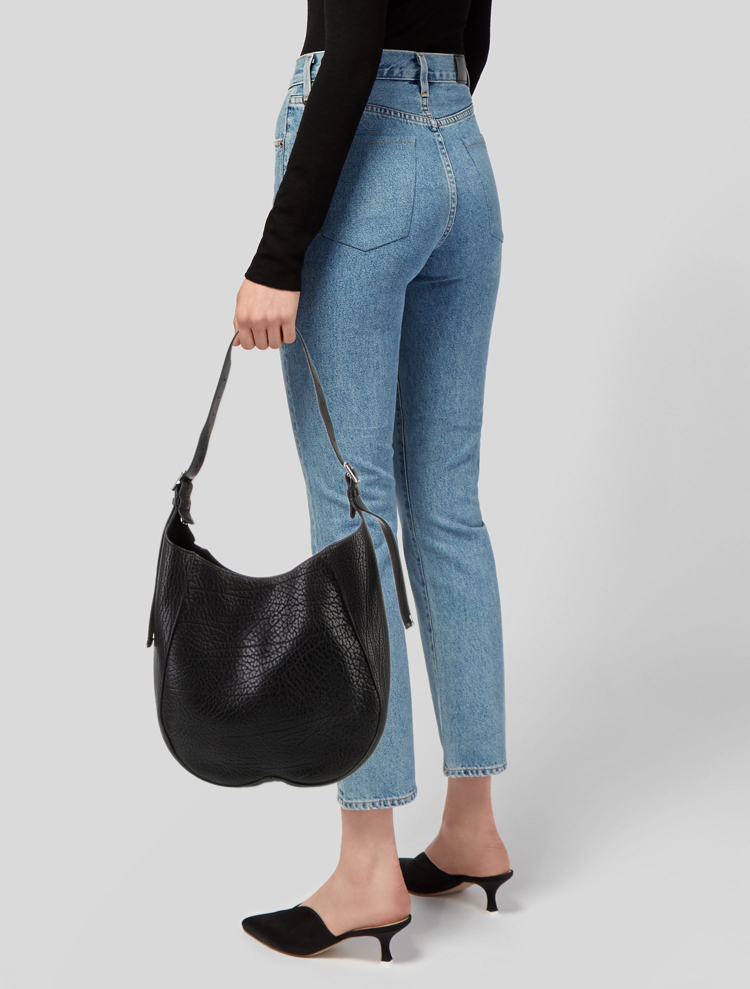 Burberry Leather Bucket Bag