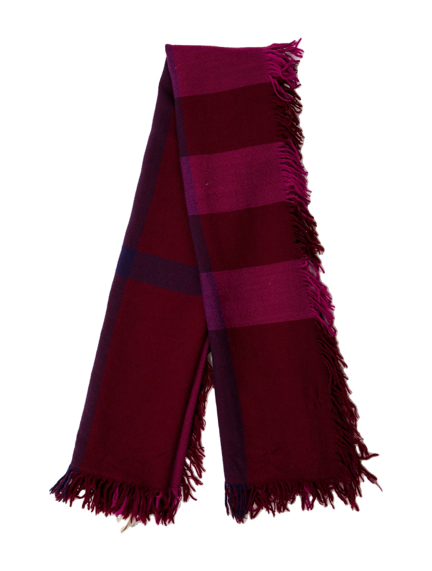 Burberry Merino Wool House Check Pattern Scarf