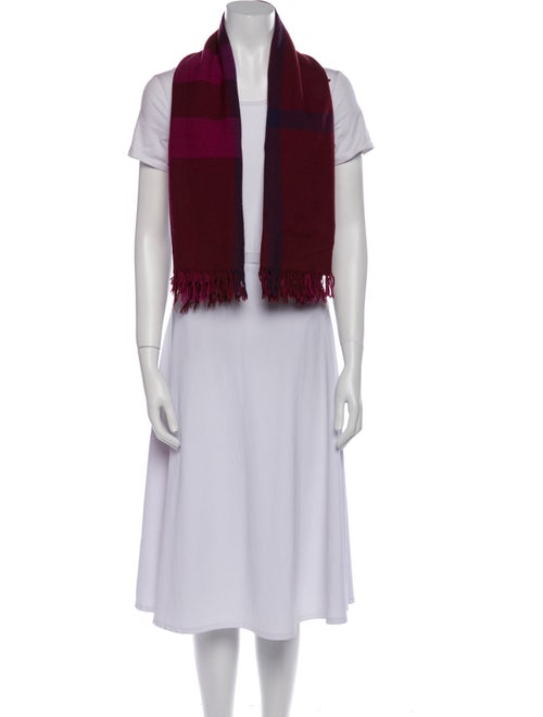 Burberry Merino Wool House Check Pattern Scarf