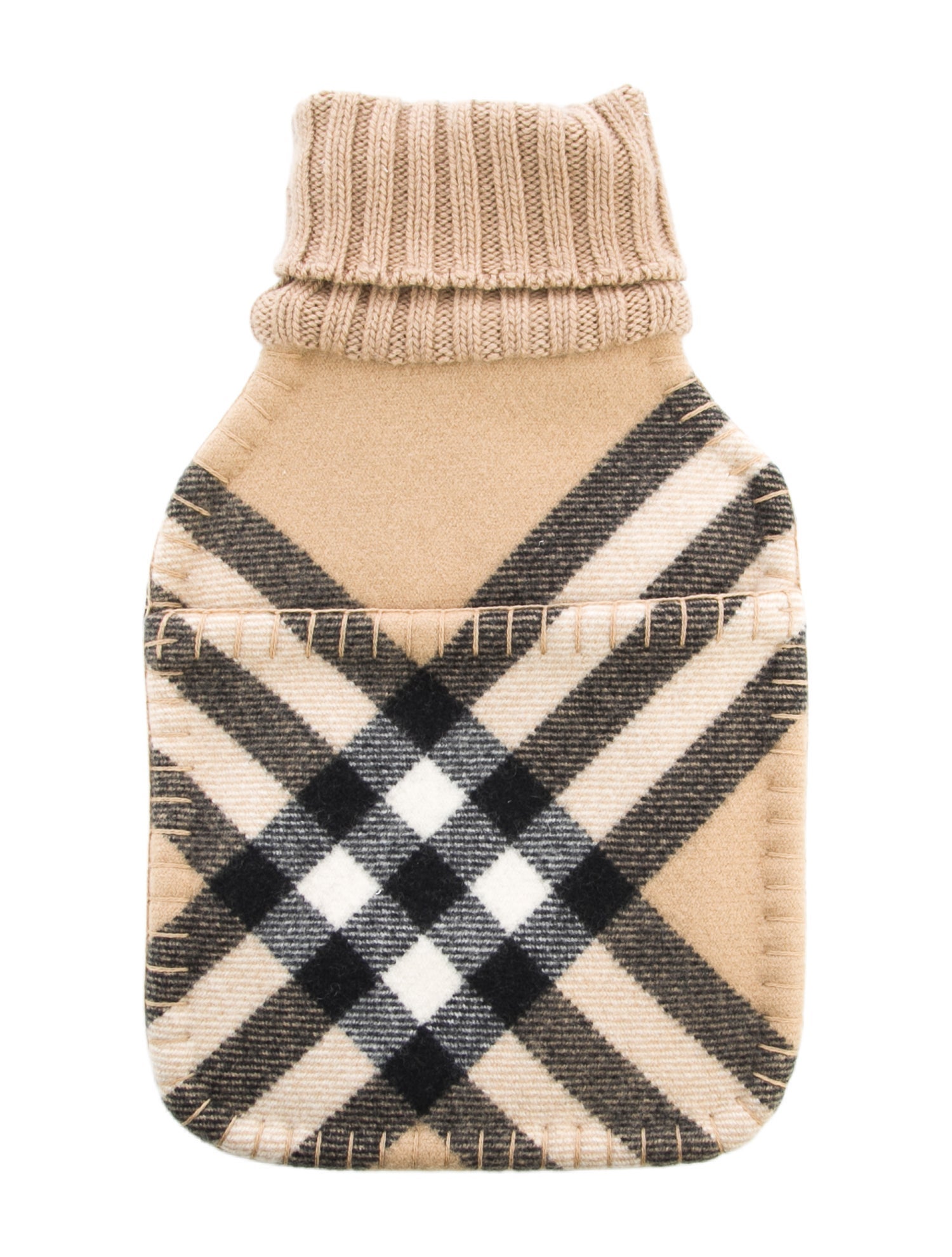 Burberry Hot Water Bottle Nova Check Sleeve w/ Tags