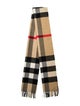 Burberry Cashmere House Check Pattern Scarf