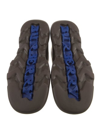 Burberry Leather Printed Sneakers