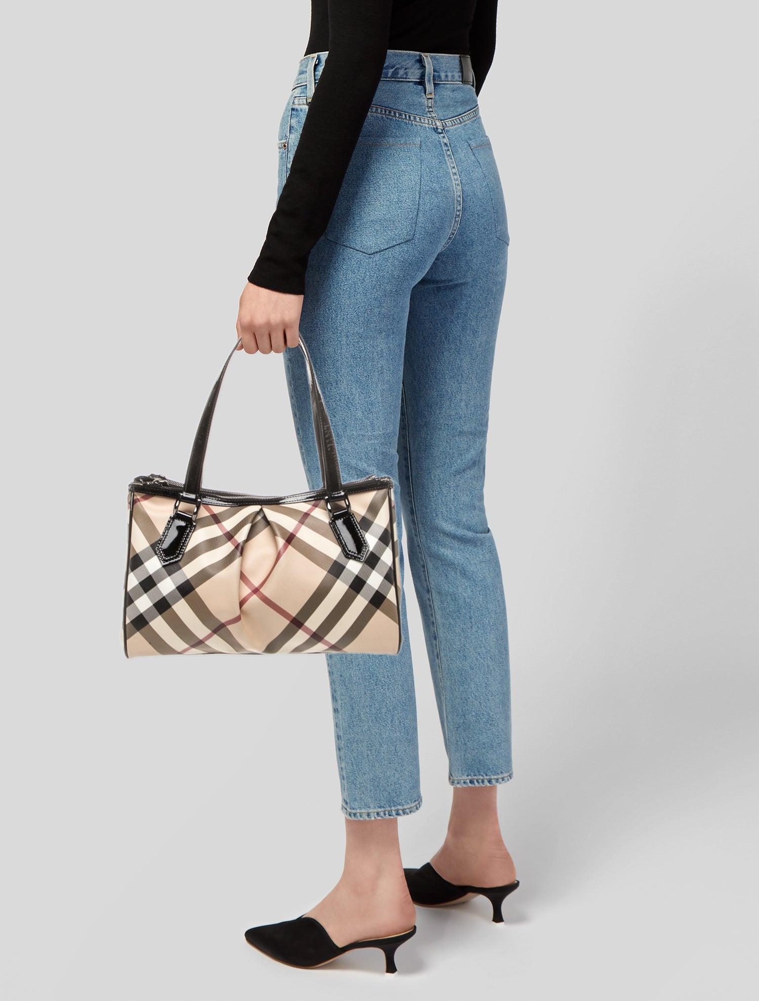 Burberry Super Nova Check Shoulder Bag
