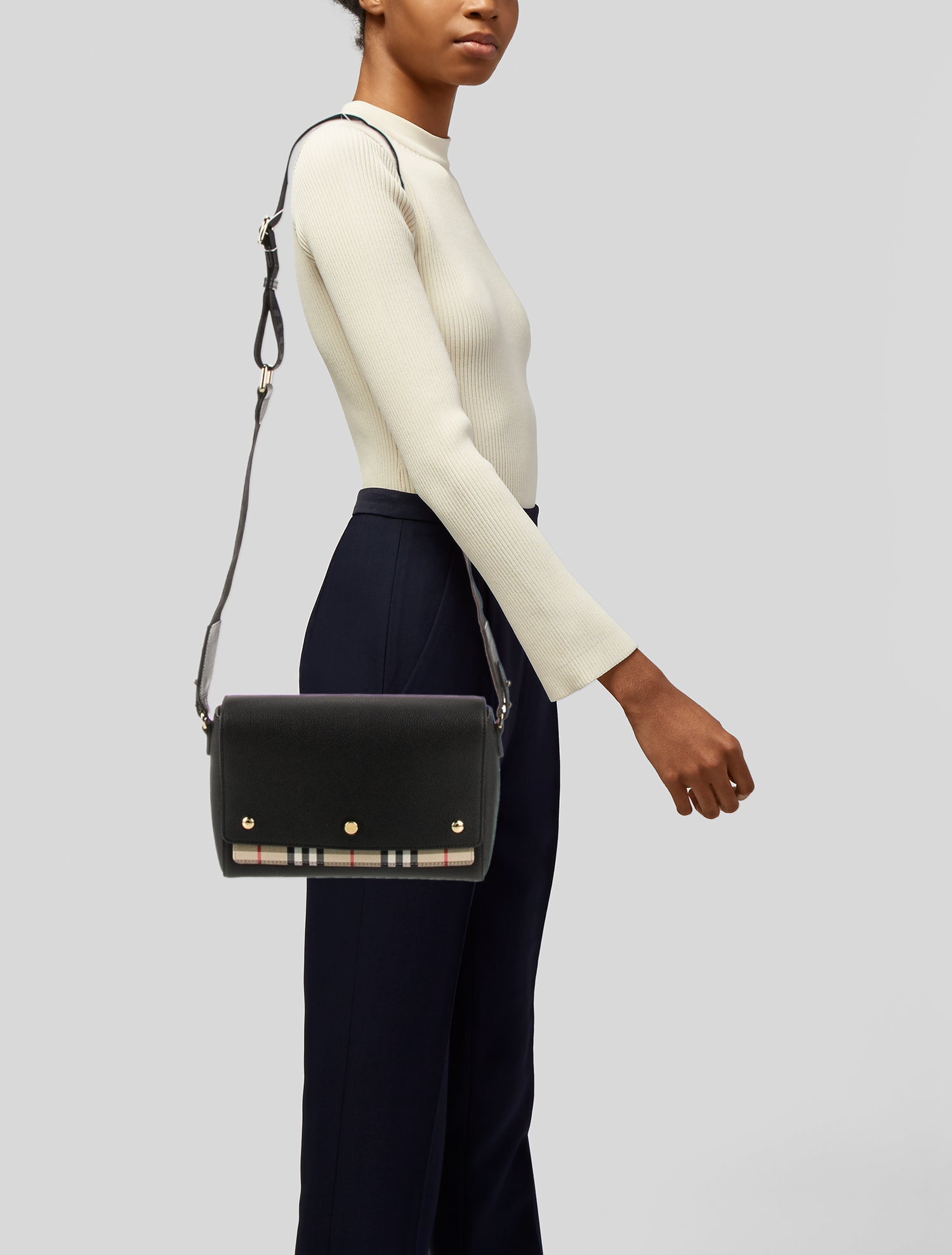 Burberry Leather Shoulder Bag