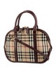 Burberry Canvas Top Handle Bag