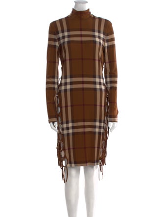 Burberry Wool Knee-Length Dress