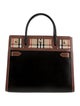 Burberry Leather Top Handle Bag