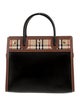 Burberry Leather Top Handle Bag