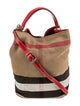 Burberry Canvas Bucket Bag