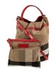 Burberry Canvas Bucket Bag