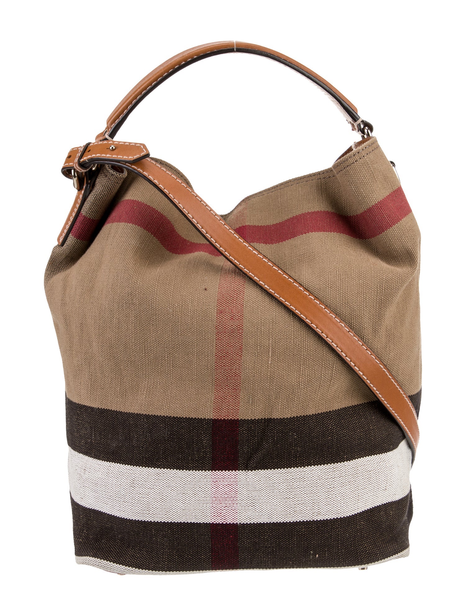 Burberry Jute Bucket Bag